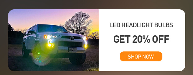 auxito LED headlight bulbs