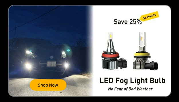 LED fog light bulb